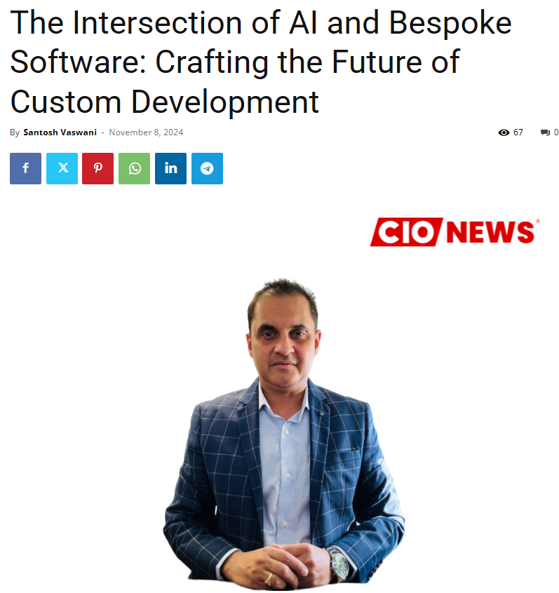 The Intersection of AI and Bespoke Software: Crafting the Future of Custom Development