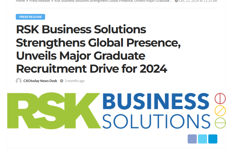 RSK Business Solutions Strengthens Global Presence, Unveils Major Graduate Recruitment Drive for 2024