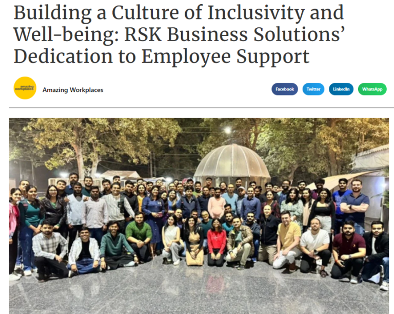 Building a Culture of Inclusivity and Well-being: RSK Business Solutions' Dedication to Employee Support