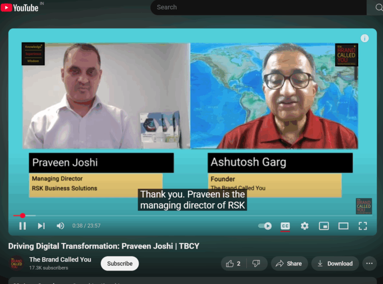 Driving Digital Transformation: Praveen Joshi